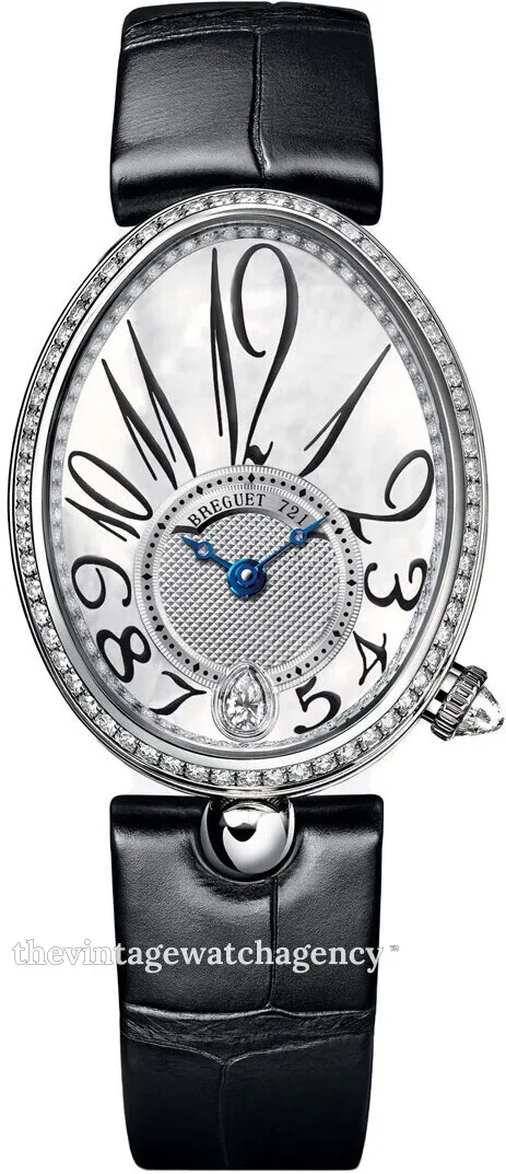 Breguet Reine de Naples 8918BB58964D00D3L 28.45mm White gold White