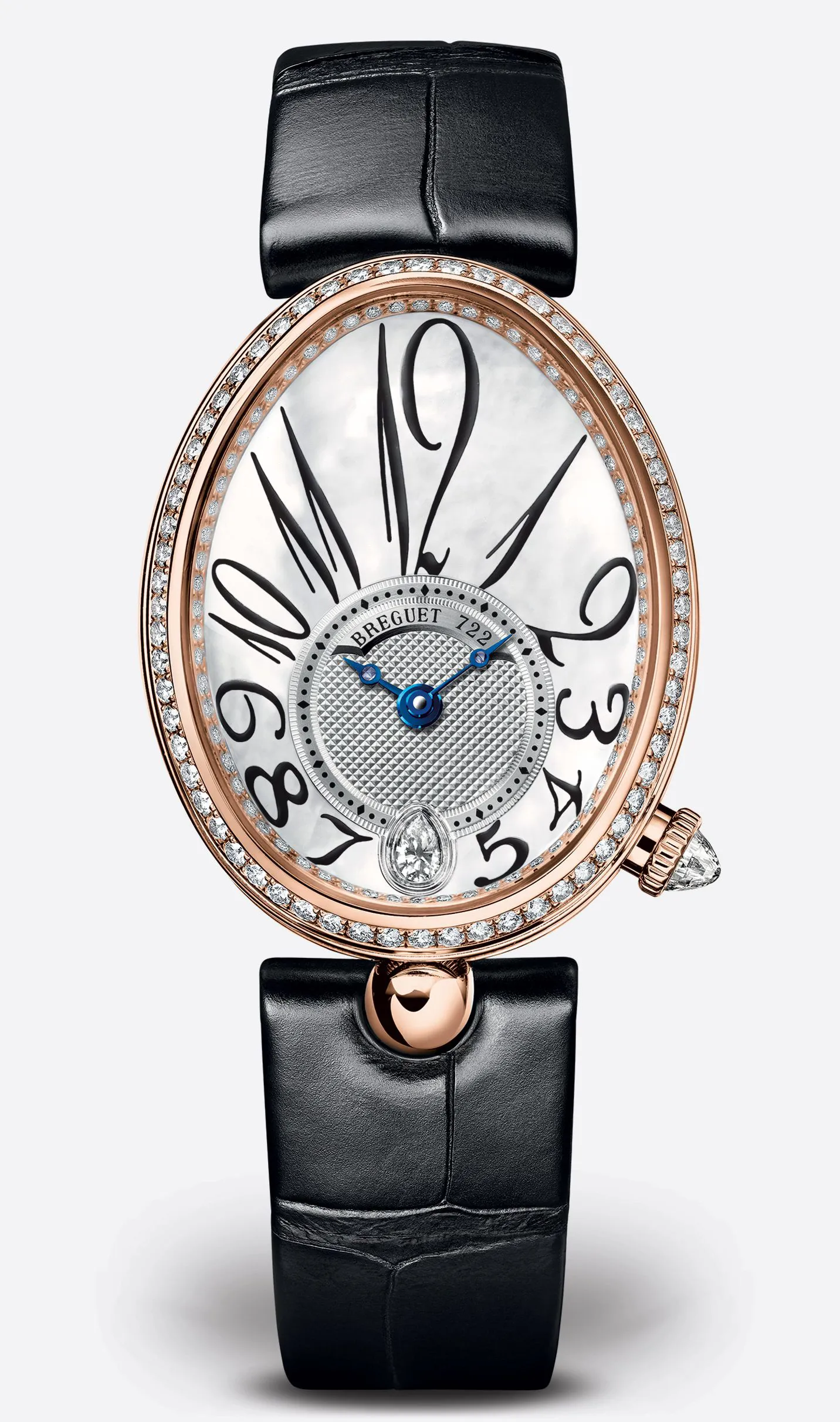 Breguet Reine de Naples 8918BR/58/964/D00D 28.45mm Rose gold White