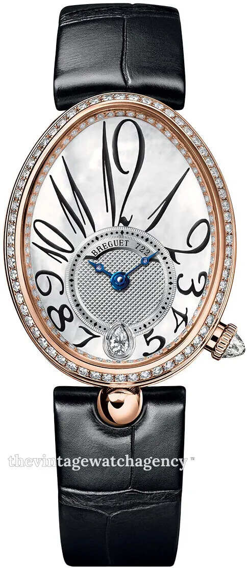 Breguet Reine de Naples 8918BR58964D00D3L 28.45mm Rose gold White