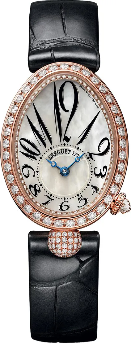 Breguet Reine de Naples 8928BR/5W/944/DD0D3L 25mm Rose gold and 18k rose gold Mother-of-pearl