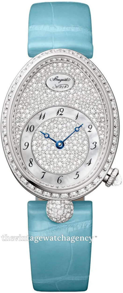 Breguet Reine de Naples 8938BB/8D/964/DD0D 28.45mm White gold Diamond