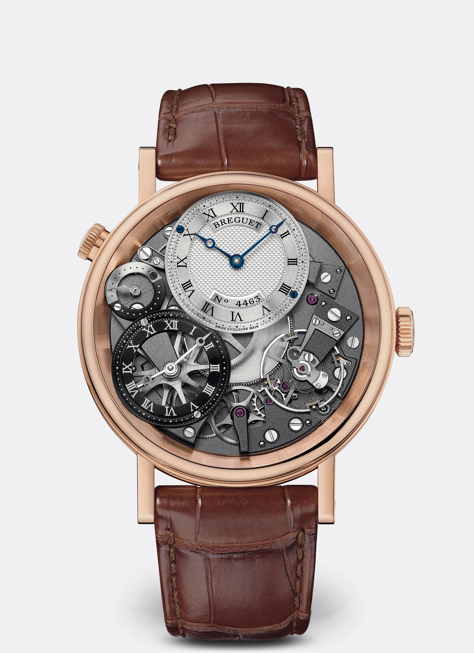 Breguet Tradition 7067BR/G1/9W6 40mm Rose gold and 18k rose gold Silver and Gray