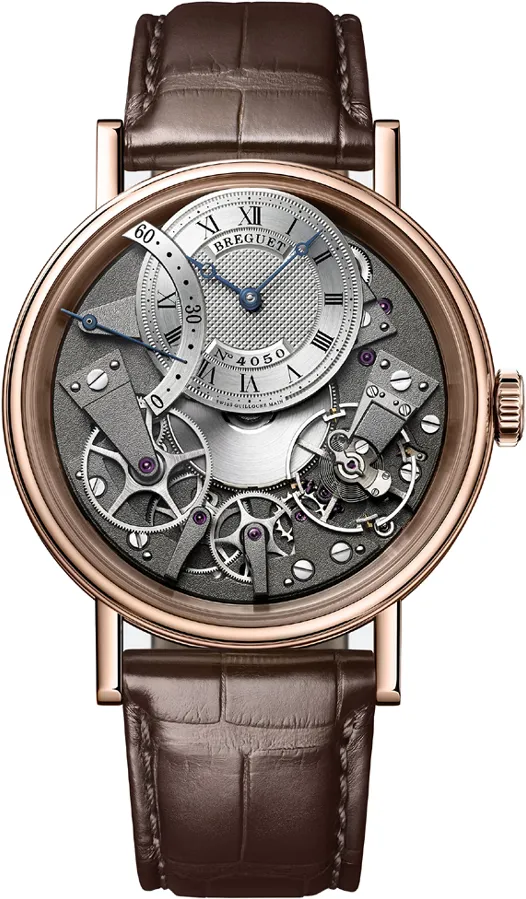 Breguet Tradition 7097BR/G1/9WU 40mm Rose gold and 18k rose gold Silver