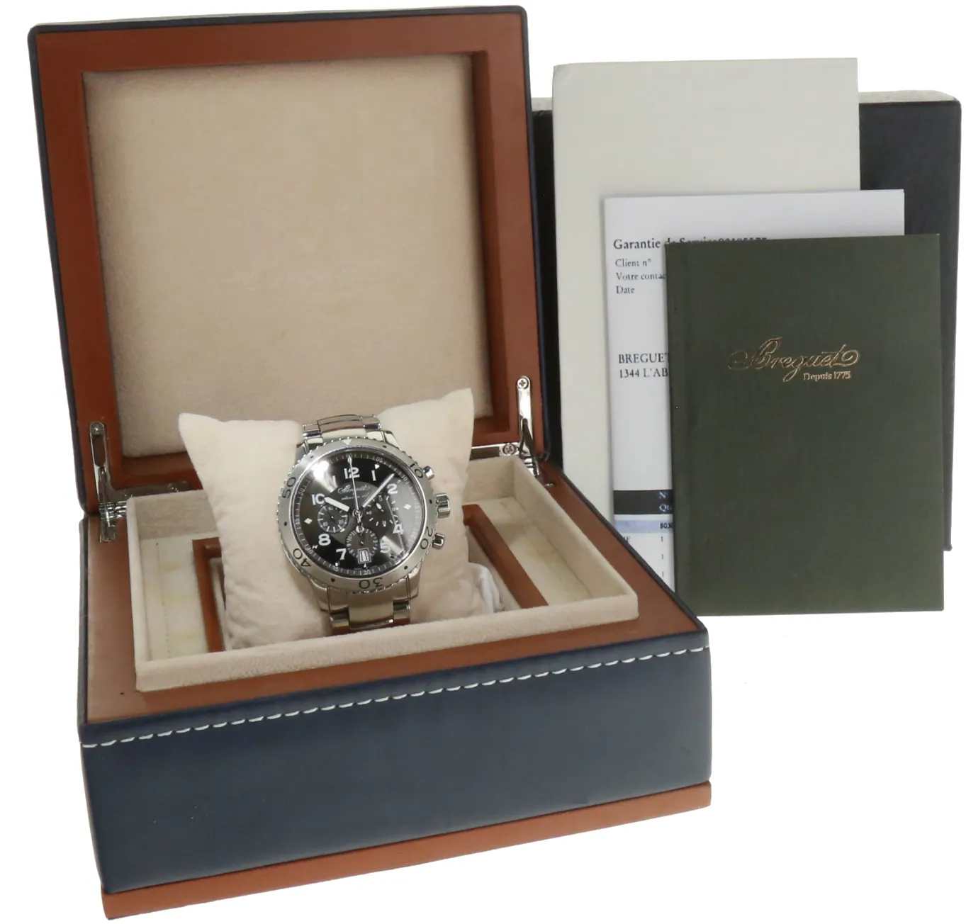 Breguet Type XXI 3810ST/92/529 44mm Stainless steel Black 4