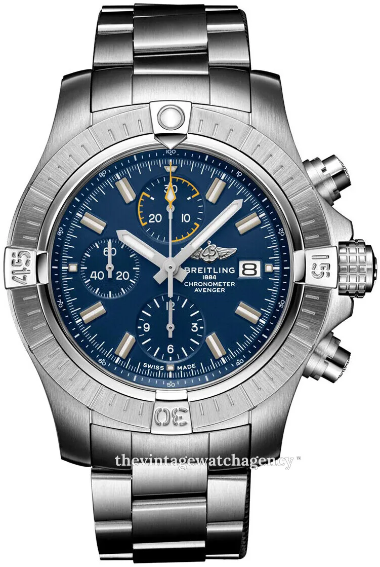 Breitling Avenger A13317101C1A1 45mm Stainless steel Blue