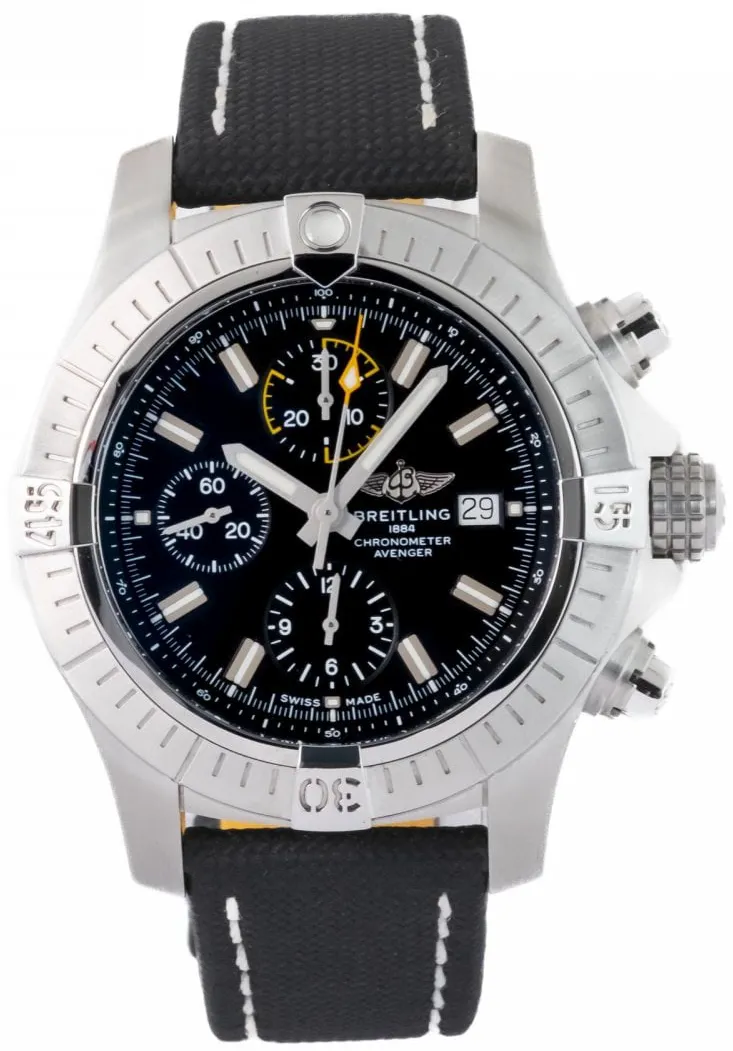 Breitling Avenger A13317 45mm Stainless steel Black