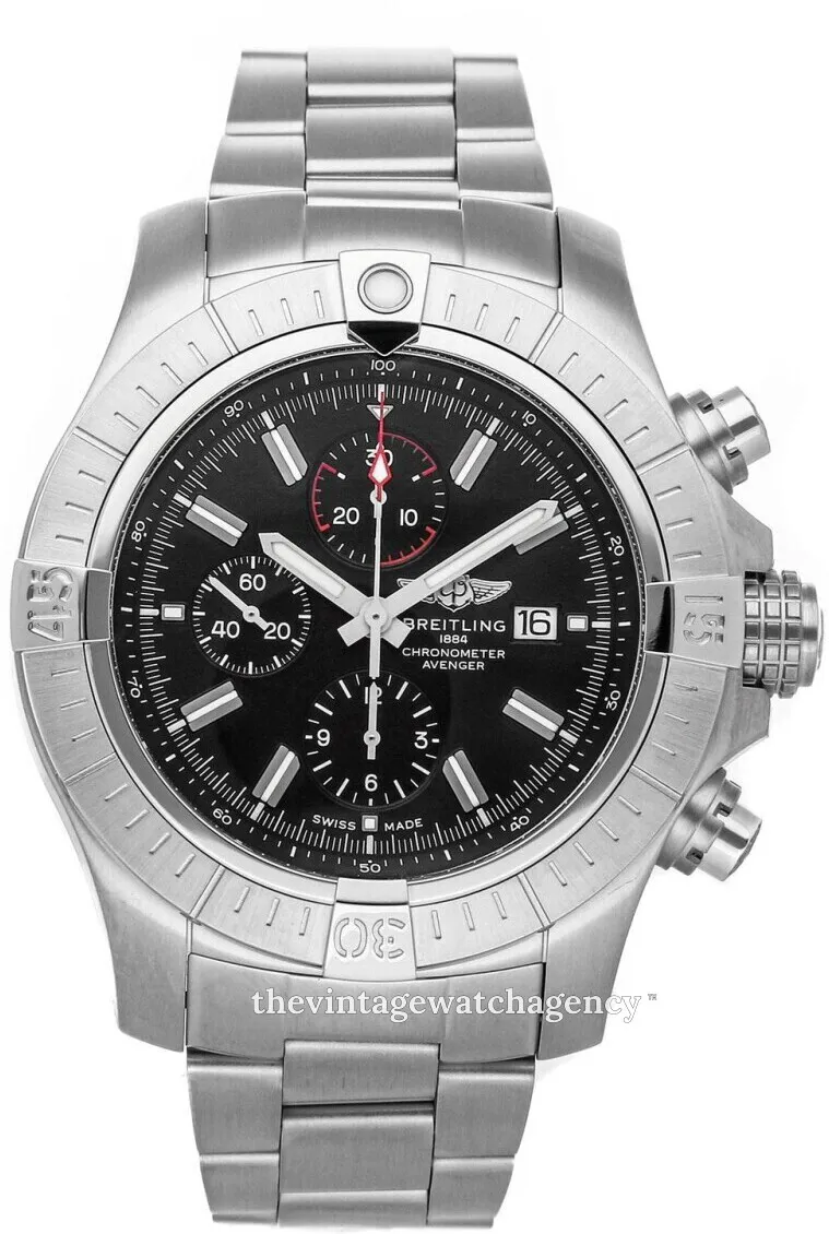 Breitling Avenger A13375101B1A1 48mm Stainless steel Black