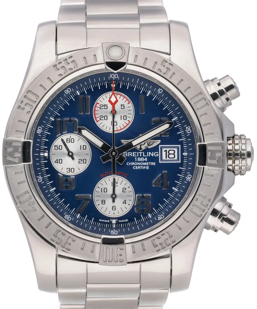 Breitling Avenger A13381 42mm Stainless steel Blue