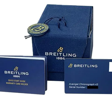 Breitling Avenger A13385 43mm Stainless steel Black 1