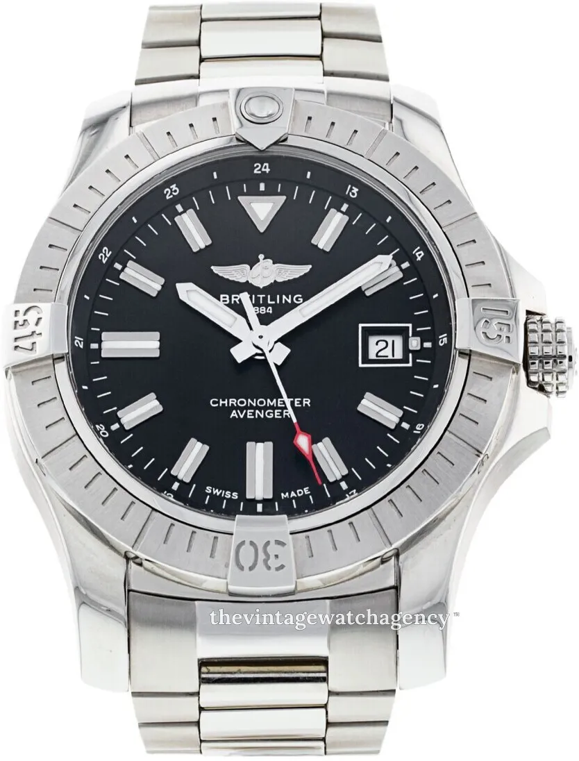 Breitling Avenger A17318101B1A1 43mm Stainless steel Black