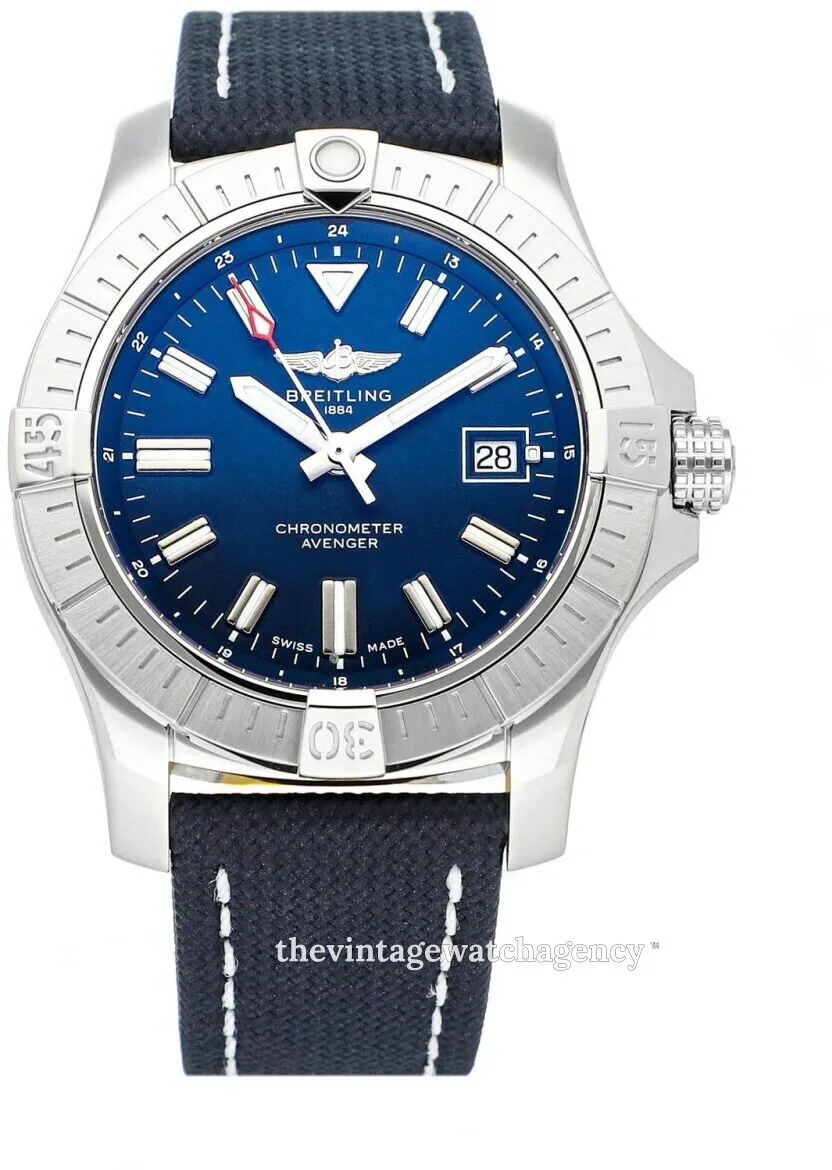 Breitling Avenger A17318101C1X1 43mm Stainless steel Blue