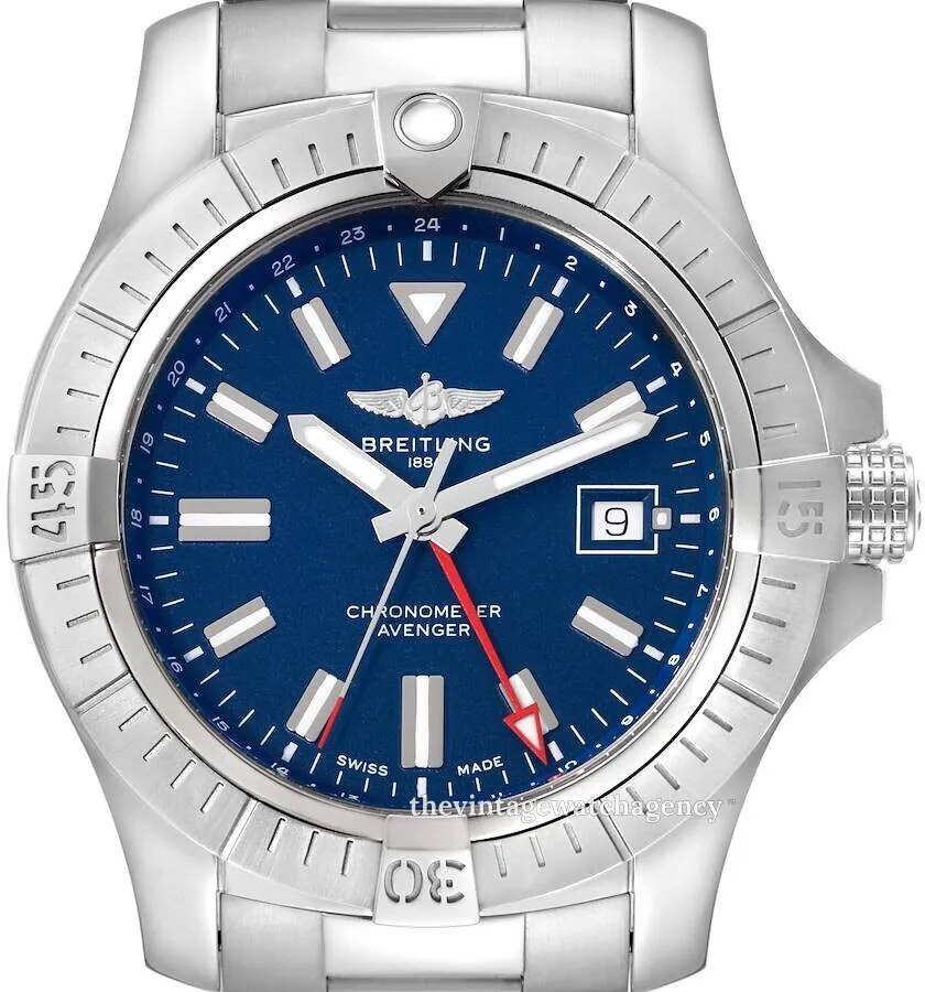 Breitling Avenger A32395101C1A1 45mm Stainless steel Blue 1