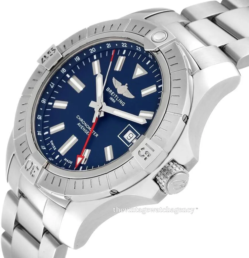 Breitling Avenger A32395101C1A1 45mm Stainless steel Blue 2