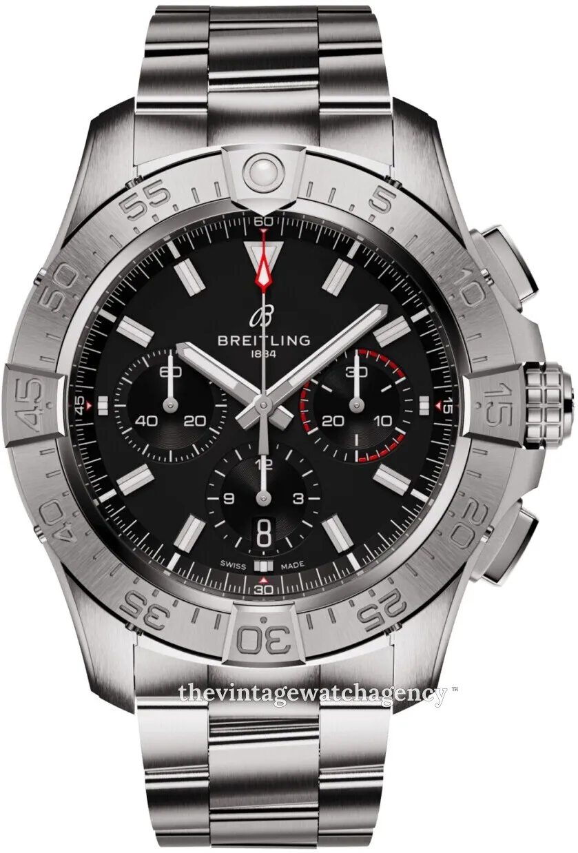 Breitling Avenger AB0147101B1A1 44mm Stainless steel Black