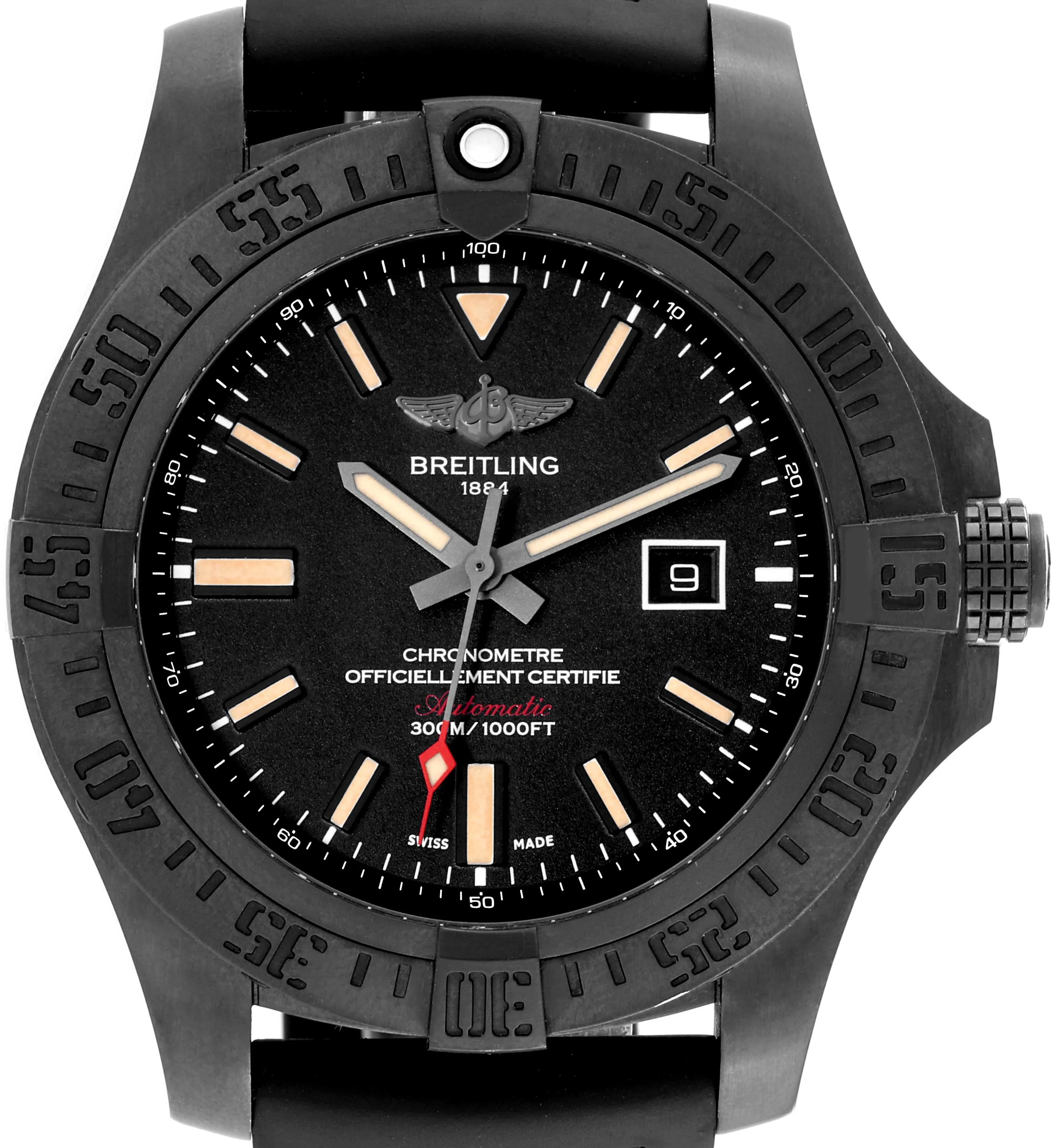 Breitling Avenger Blackbird V17310 48mm Titanium Volcano