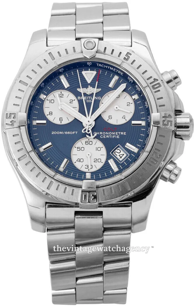 Breitling Chrono Colt A73380-028 / 312 41mm Stainless steel Blue