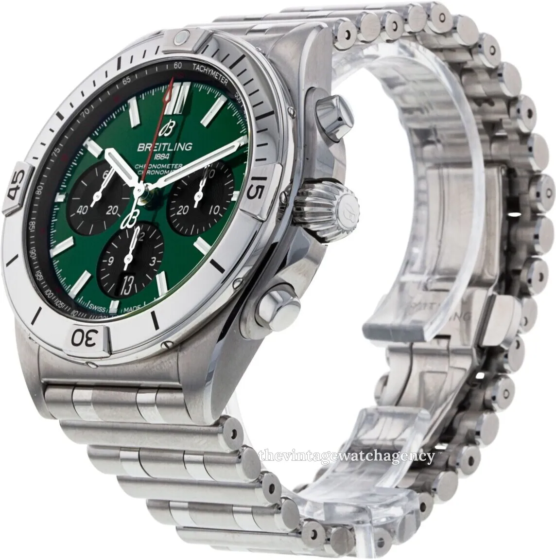 Breitling Chronomat AB0134101L1A1 42mm Stainless steel Green 1