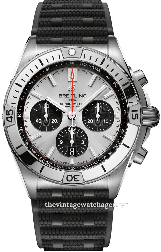 Breitling Chronomat B01 AB0134101G1S2 42mm Stainless steel Silver