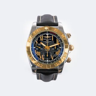 Breitling Chronomat CB 0110 Stainless steel and 18k rose gold Black