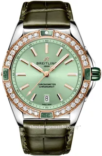 Breitling Chronomat U17356531L1P1 Red gold Green