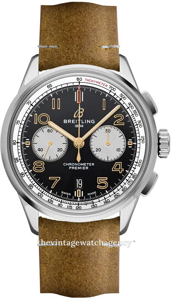 Breitling for Bentley AB0118A21B1X1 42mm Stainless steel Black