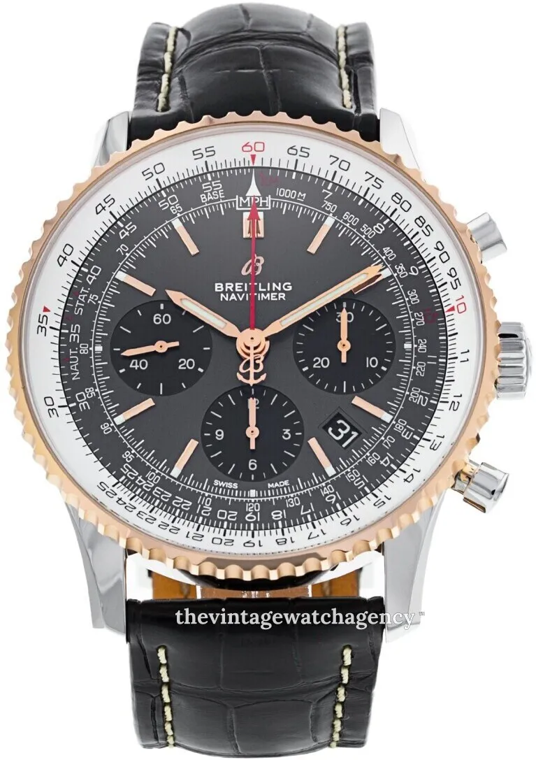 Breitling Navitimer 1 B01 Chronograph 43 UB0121211F1P1 43mm Stainless steel Gray