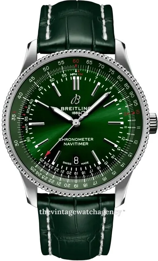 Breitling Navitimer A17326361L1P2 41mm Stainless steel Green