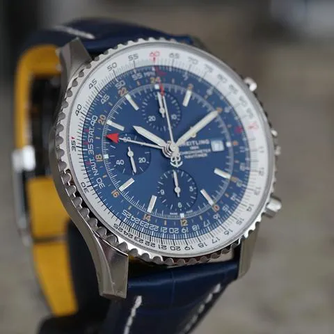 Breitling Navitimer A24322 46mm Stainless steel Blue 1