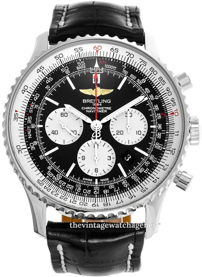 Breitling Navitimer AB012721/BD09/760P/A20BA.1 46mm Stainless steel Black