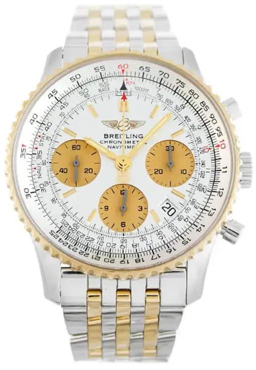 Breitling Navitimer D23322 42mm Yellow gold Silver