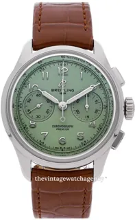 Breitling Premier AB0930D31L1P1 Stainless steel Green