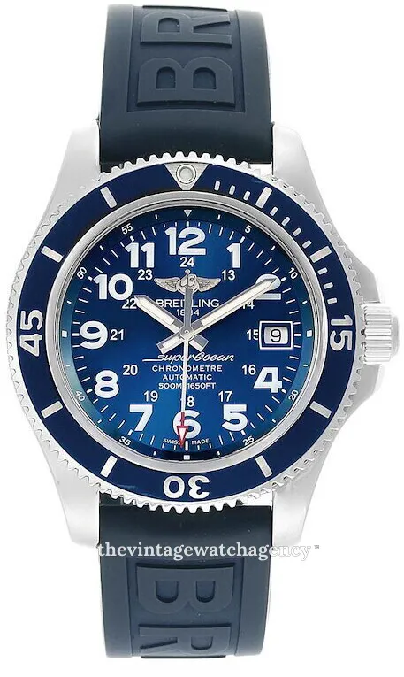 Breitling Superocean A17365D11C1S1 42mm Stainless steel Blue