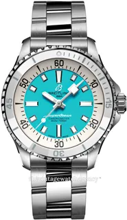 Breitling Superocean A17377211C1A1 Stainless steel Turquoise