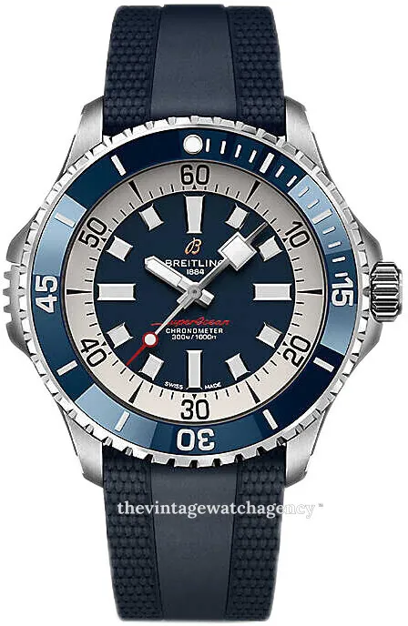 Breitling Superocean A17378E71C1S1 46mm Stainless steel Blue