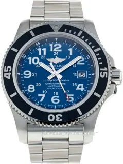 Breitling Superocean II 44 A17392D8/C910-162A Brushed/polished steel Blue