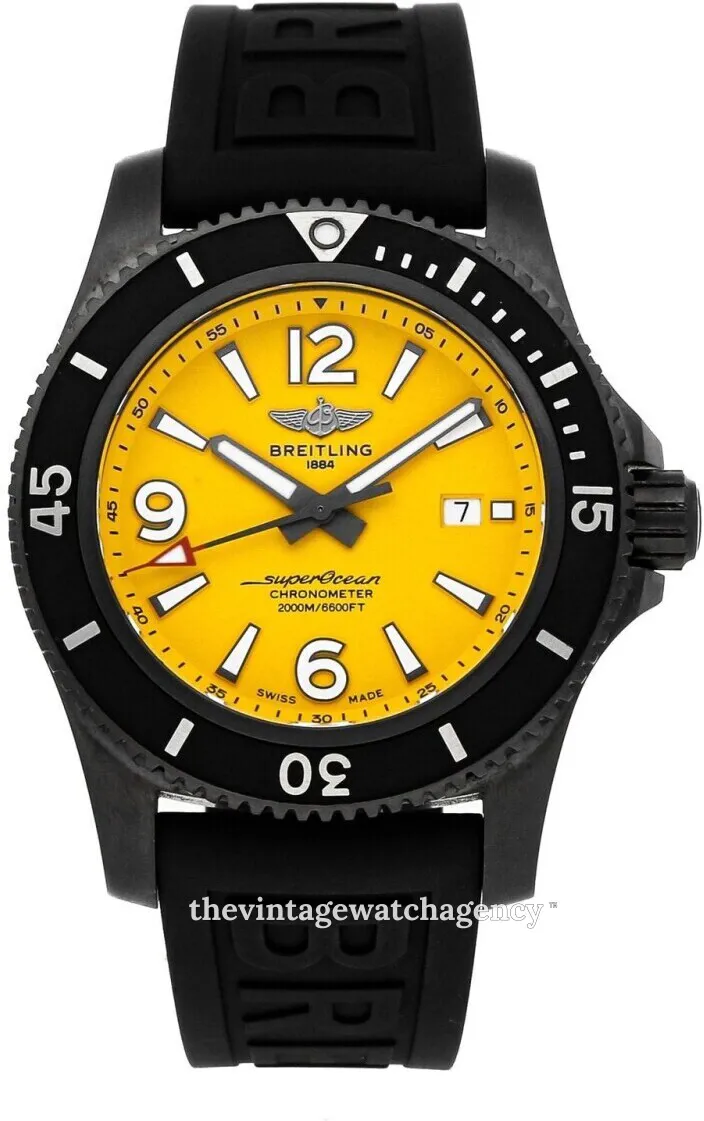 Breitling Superocean M17368D71I1S2 46mm Stainless steel Yellow