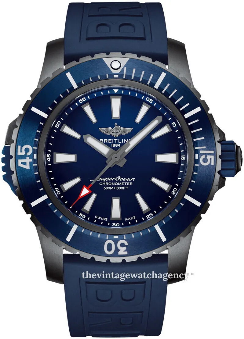 Breitling Superocean V17369161C1S1 48mm Grey titanium Blue