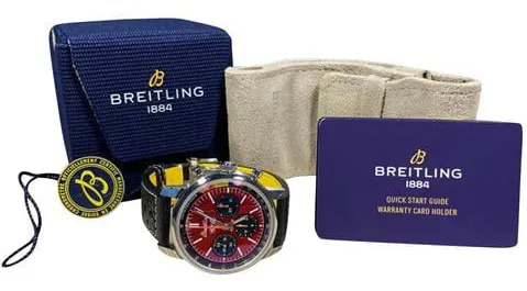 Breitling Top Time AB01761A1K1X1 41mm Stainless steel Red 4