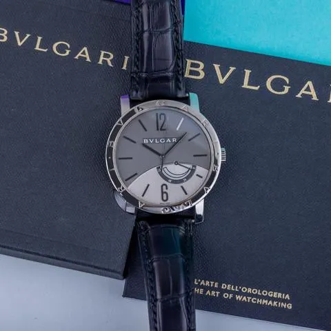 Bulgari Bulgari BB W 41 GL 41mm White gold Gray 1