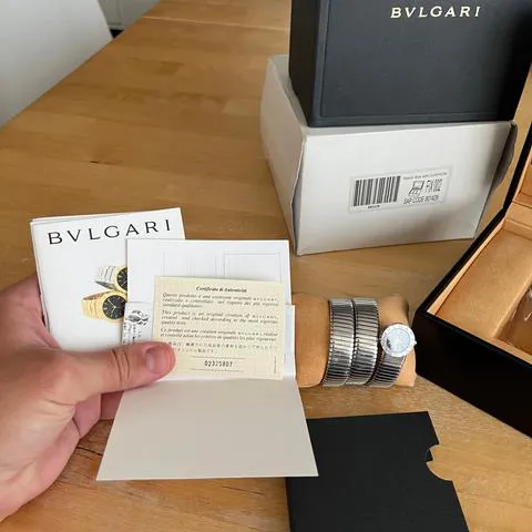 Bulgari Bulgari BB191TS 19mm Stainless steel Black 2