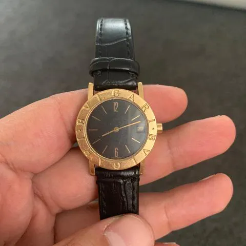 Bulgari Bulgari BB30GL 30mm Yellow gold Black