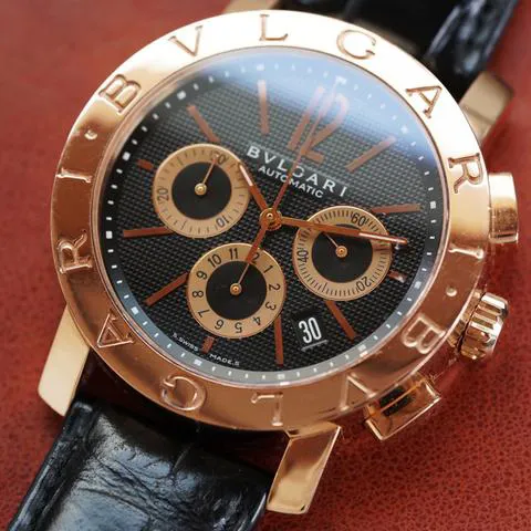 Bulgari Bulgari BBP42BPGLDCH 42mm Rose gold Black 2