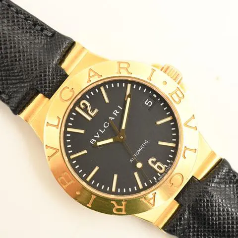 Bulgari Diagono LCV 35 G 35mm Yellow gold Black