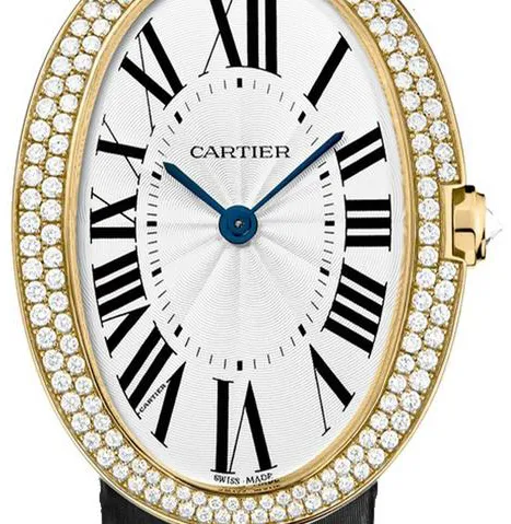 Cartier Baignoire WB520005 33mm Rose gold Silver