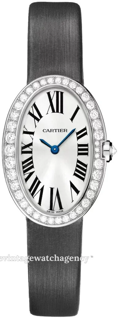 Cartier Baignoire WB520008 31.5mm White gold Silver