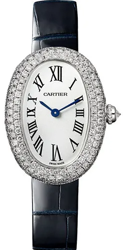 Cartier Baignoire WJBA0015 32mm White gold and 18k white gold Silver