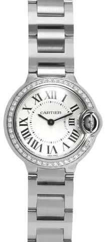 Cartier Ballon Bleu 28mm W4BB0015 28mm Stainless steel White