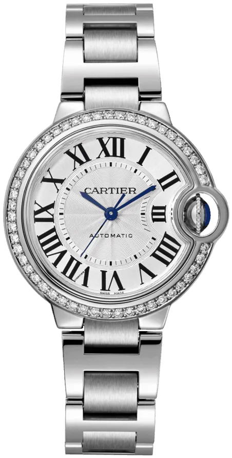 Cartier Ballon Bleu 28mm W4BB0015 28mm Stainless steel White