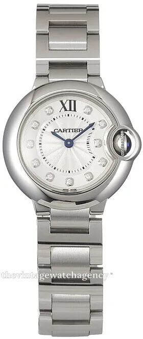 Cartier Ballon Bleu 28mm WE902073 28mm Stainless steel Silver