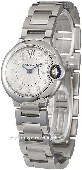 Cartier Ballon Bleu 28mm WE902073 28mm Stainless steel Silver 1